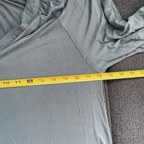 LAKE Pajamas Nightgown XS Oversized Maxi Sleep Blue Soft Comfy Lightweight EUC - Picture 12 of 14